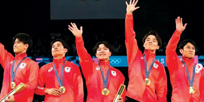 اليابان تتربع على صدارة الترتيب العام للأولمبياد 
