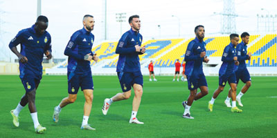 النصر يعود للتدريبات بعد إجازة طويلة 